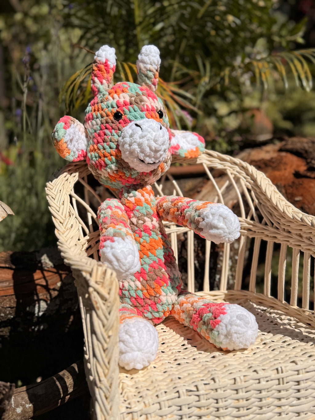 Coco Friend Blanket Giraffe Orange
