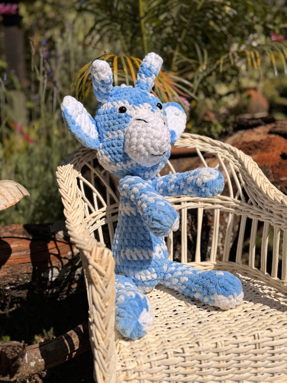 Coco Friend Blanket Giraffe Blue