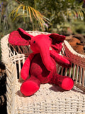 Coco Friend Elephant - Red and Tie Dye