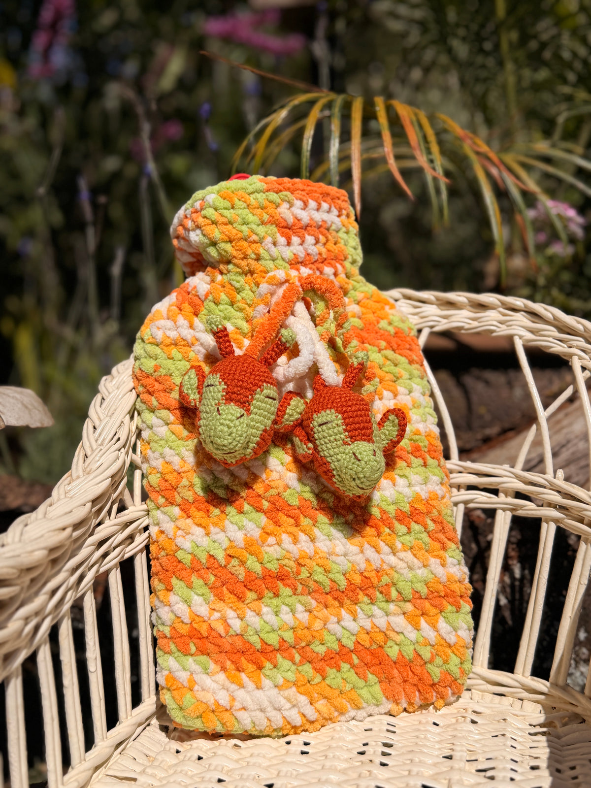 Coco Friend Hot Water Bottles - Orange, Green & Giraffe