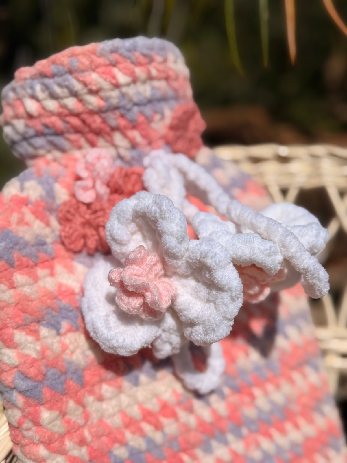 Coco Friend Hot Water Bottles- Pink, White & Flowers