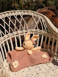 Coco Friend - Penelope's Blankie Old Rose Bunny