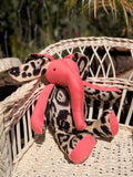 Coco Friend Elephant- Coral and Leopard