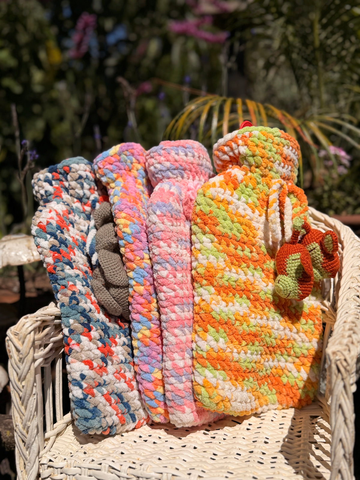 Coco Friend Hot Water Bottles - Orange, Green & Giraffe